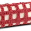 2 x Pencil Case Pen Case Office College School Storage Bag Pouch Holder Box Organizer Makeup Pouch Cosmetic Bag Aesthetic Cute Pencil Case for Girls Boys Kids (Red)