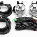 Car Fog Lights Replacement For Toyota AXIO 2015-2017 Clear Halogen bulb Front Fog Lights Bumper Lamps Kit (one Pair)