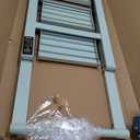 HillhutApex 3 Step Foldable Aluminum Step Ladder with Handgrip, Anti-Slip Pedal, 330 lbs Capacity, Lightweight & Portable for Home, Kitchen, Office, Garage (Pale Green)