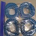 INJORA 4PCS Silicone Rubber Insert Foam for 132-134mm (5.25" OD) 2.2" Tires(Blue)