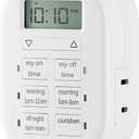 myTouchSmart Programmable Indoor Digital Timer, Plug