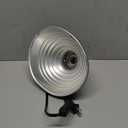 LUCKY HERP Reptile Light Fixture 8.1inch- Lightweight Aluminum Reflector Dome Reptile Light Fixture, Reptile Heat Lamp Fixture for UVB Light Bulb Basking Bulb Heat Bulb (8.1inch Reptile Light Fixture, 8.1inch Lightweight Reptile Light Fixture)