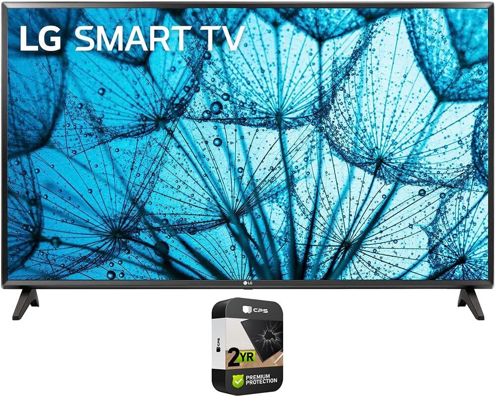 LG 32LM577BPUA 32 Inch LED HD Smart webOS TV Bundle with Premium 2 YR CPS Enhanced Protection Pack