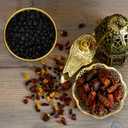 Honeydak 3 Pcs Ramadan Serving Trays Eid Mubarak Round Metal Food Trays Crazy Night Islam Eid Mubarak Plates Food Storage Containers for Eid Islamic Muslim Activity Party Favor, Gold