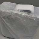 Joybos Small Bathroom Trash Can with Lid, 3.2 Gallon / 11.5 L Slim Plastic Garbage Bin with Pop-Up Lid, Mini Waste Basket Can Dog Proof for Kitchen, Bedroom, Office, Laundry, Toilet, Rv, White