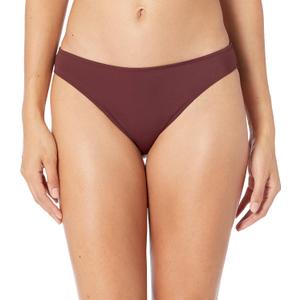 Amazon Essentials Womens Classic Bikini Swimsuit Bottom (Medium, Deep Brown)