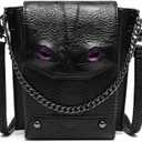 Small Crossbody Bag Shoulder Purse Leather Belt Pouch Travel Phone Holder Punk Medieval Vintage Festival Costume Accessory