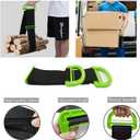 Moving Straps Lifting（Padded） one Person 2-Person Lifting and Moving System Appliance,for Harness Moving Mattress Couch Furniture Heavy Things,Suitable Professional Moving Body Strap Wrist Strap