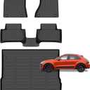 For Porsche Macan Floor Mats 2026 2014-2025,Car Mats for Porsche Macan S/Turbo/S Diesel/GTS All Weather Floor Mats Cargo Liner Accessories 2014-2026