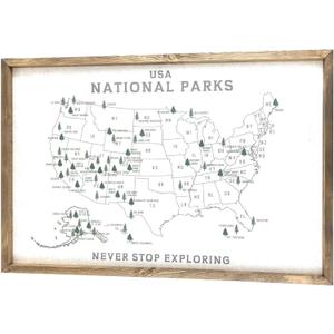 National Park MAP PIN Board