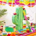 Cinco De Mayo Cactus Pinata for Kids Birthday Party, (16.75x11.25x3 in.) for Fun Fiesta Taco Party Supplies, Luau Event Photo Props, Mexican Theme Decoration, Carnivals Festivals, Taco Tuesday Event