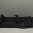 Extra Large Storage Duffle Bag with Zippers and Handles, Big Foldable Duffle Bag for Travel (Black Canvas)