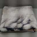 Christmas Reindeer Throw Blanket for Couch Bed Sofa Winter Holiday Cozy Christmas Tree Flannel Blanket with Snow Scene Deer and Pine Trees Farmhouse Christmas Decor Xmas Gifts (Xmas 1, 50''x60'')