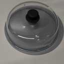 2 in 1, Glass Microwave Splatter Cover for Food & Microwave Place Mat, Plate Splatter Guard Lid with Easy Grip Silicone Handle Knob, Borosilicate Glass with Vent Hole, Food Grade, No Plastic, 10in