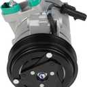 ECCPP AC Compressor with Clutch 2007-2011 Fit for Dodge Nitro 4.0L Air Conditioning Compressor