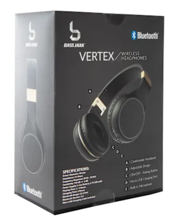 Bluetooth Headset, Chat- Comfortable Over Ear Stereo Wireless Headphones with Mic, Soft Earmuffs/Foldable/SD/TF/FM Radio, 20H Playtime, Great for Music/Tour/Gym/Game/Chat (Classical Black)