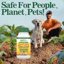 Organic Liquid Plant Food for Indoor Plants & Gardens, Natural NPK Fertilizer w/Beneficial Microbes, Rapid Results, Vegan, Best Value Super Concentrate, Smart Grower, Makes 80 Gallons (16 Fl Oz)