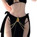 paloli Women Cosplay Costume Egyptian Cosplay Outfit With Adjustable Waist And Crossed Strap Top Babydoll Lingerie
