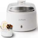 Yogurt Maker, Compact Greek Yogurt Maker Machine with Constant Temperature Control, Stainless Steel Container, 1 Quart for Home Organic Yogurt