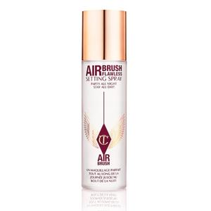 Charlotte Tilbury Airbrush Flawless Setting Spray - Ultra-Fine Hydrating Mist to Prime & Set Face Makeup For Up to 16Hr - Soothes, Blurs Pores & Calms Skin (3.38 Fl Oz - Full Size)