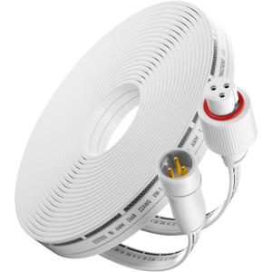 10FT Extension Cable for Govee Permanent Outdoor Lights Series: IP68 Waterproof 3-Pin Extension Cable Compatible with Govee H705A-F, H706A-C, H805A-C, H703A-B, H7067-69, Deck & Dots String Lights