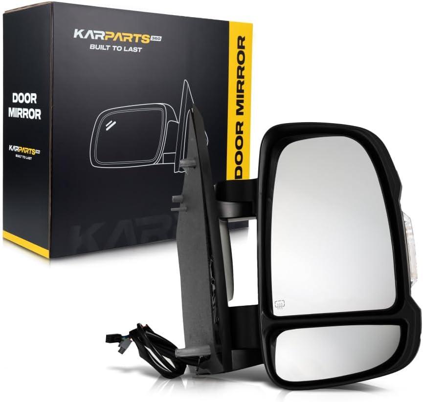 For Ram ProMaster 1500/2500/3500 2014-2022 Door Mirror Passenger Side | Power Folding | Heated | w/Signal | Replacement For CH1321432 | 5VF00JXWAG For Ram ProMaster 1500/2500/3500 2014-2022 Door Mirror Passenger Side | Power Folding | Heated | w/Signal | Replacement For CH1321432 | 5VF00JXWAG
