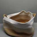 70L Large Cotton Rope Basket, Decorative Woven Blanket Storage for Living Room, Boho Toy Storage & Toy Box for Kids, Versatile Laundry Basket & Nursery Hamper for Blankets(Brown)