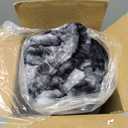 Electric Heated Blanket Full 72''x84''Size Faux Fur Heating Blanket 10 Heating Settings, 1-8h Timer & Overheat Protection, Machine Washable, Soft Flannel and Sherpa Full Body Warmth (Blue)