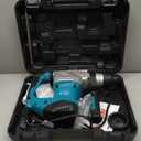 ENEACRO 1-1/4 Inch SDS-Plus 13 Amp Heavy Duty Rotary Hammer Drill, Safety Clutch 4 Functions with Vibration Control Including Grease, Chisels and Drill Bits with Case