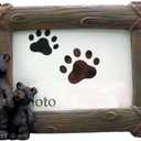 Black Bear and Cub Tabletop Picture Frame, 5''x3.5''