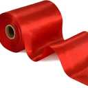 TONIFUL 4 Inch x 22Yards Wide Red Satin Ribbon Solid Fabric Large Ribbon for Cutting Ceremony Kit Grand Opening Chair Sash Table Hair Car Bows Sewing Craft Gift Wrapping Wedding Party Decoration