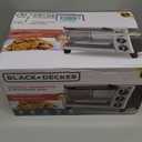 BLACK+DECKER TO1313SBD Toaster Oven, 15.47 Inch, Silver