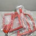 Front Upper & Lower Control A-Arms Kit for Polaris RZR S 800 20092014 & RZR 4 800 20102014, 1.5" Forward Offset High Clearance, Adjustable Camber, Heavy-Duty DOM Steel, Powder Coated Red
