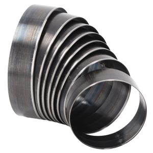 8Pcs Leather Punching Die Set Round Shape Alloy Steel DIY Cardboard Cutting Hollow Hole Puncher