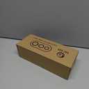 Ice Cube Tray for Tumblers and Stanley Cup, With 3 Hollow Cylinder Of Ice Cube for Drinks (Orange), Large