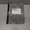 3 x Oxford Composition Notebook, College Ruled Paper, 9-3/4" x 7-1/2", Black Marble Covers, 100 Sheets, 1 Book (63796)