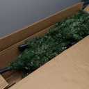 COSTWAY5  FT Half Christmas Tree, Pre-lit Artificial Xmas Tree w/450 Branch Tips & 150 Warm White LED Lights for Home, Office, Party