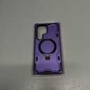 Lokyoo for Samsung Galaxy S23 Ultra Case, [Compatible with Magsafe] [Invisible Built in Stand & Ring Holder] MIL-Grade, Dual Layer Shockproof Full Protective Case for Galaxy S23 Ultra-Purple