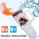 Aunt Tumbler Gift for Aunt For Mothers Day from Niece Aunty Gifts from Nephew - 40oz Gradient Pink Funny Tumbler Dinosaur Cup - Unique Birthday Gift Thank You Christmas Gifts for Aunts