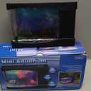 Lightahead Artificial Mini Aquarium A Sensory Multi Colored LED Swimming Fish Tank with Bubbles