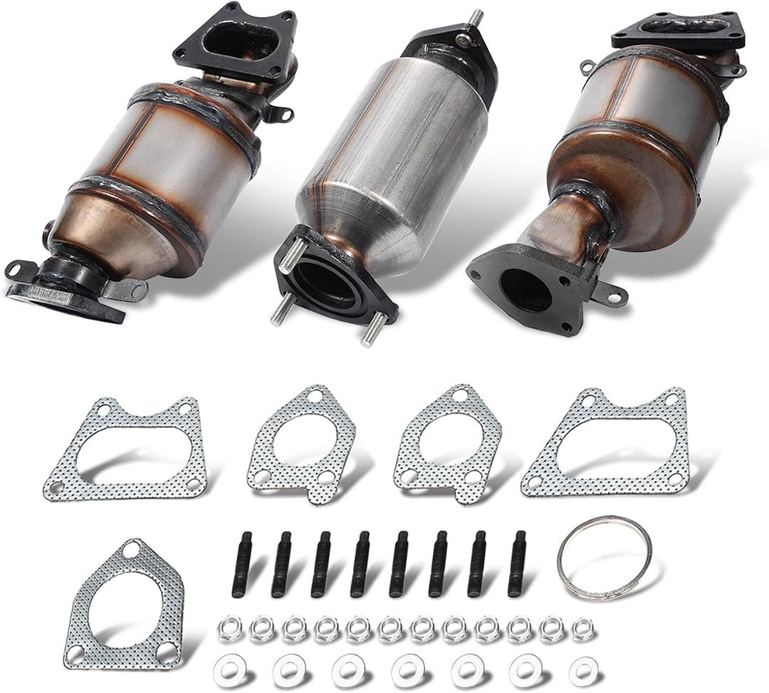 Catalytic Converter Kit Fit Honda Accord 2003-2007 Odyssey 2005-2007 Pilot 2005-2008 Ridgeline 2006-2008 Acura MDX 2003-2009 Acura TL 2004-2008 Saturn Vue 2004-2007 3.0L 3.2L 3.5L 3.7L