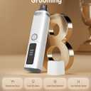 Dog Nail Grinder, Quiet Electric Dog Nail Trimmer with 2 LED Lights, 3-Speed Pet Nail Grinder for Dogs & Cats, Rechargeable 2000mAh Nail Grinder for Small Medium Large Dogs with Light, White