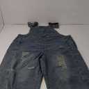 chouyatou Women Loose Adjustable Strap Denim Bib Overall Jeans Distressed Wide Leg Baggy Overalls Jumpsuit (XX-Large, Blue)