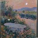 Claude Monet Painting, Black Cat Bathroom Wall Art, 
Floral Countryside Landscape Bathroom Wall Art