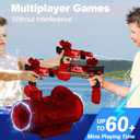 Electric Water Gun for Kids Ages 8-12-Automatic Water Gun-Automatic High Power,Beach Toys for Summer Outdoor Fun,Perfect Pool and Water Guns Play (Red)