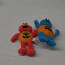 Just Play Sesame Street Elmo & Cookie Monster Small Halloween Plush 2-Pack, Sustainable Stuffed Animal, Soft Plushie, Kids Toys for Ages 18 Month