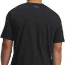 Under Armour Men's Project Rock Simple Branded Short Sleeve T Shirt (Black, M)