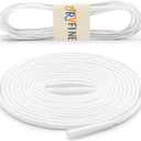 2 x YJRVFINE Round Waxed Shoe Laces: 2 Pairs 2 MM Thin Dress Shoelaces for Men (24 inch (60CM))