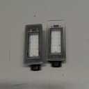 LED License Plate Light Assembly for 2019-2025 Nissan Altima Versa Sentra Rogue, OEM Replacement 6000K Xenon White Error Free Led Tag Lights Kit