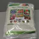 Pack of 2 ESOHOT Blueberry Bush Netting Cover with Drawstring 4 Pack Tree Netting for Cicadas Plant Covers Tomato Protective Cover Netting Barrier for Protect Plant Fruits (4.9FT*3.3FT)